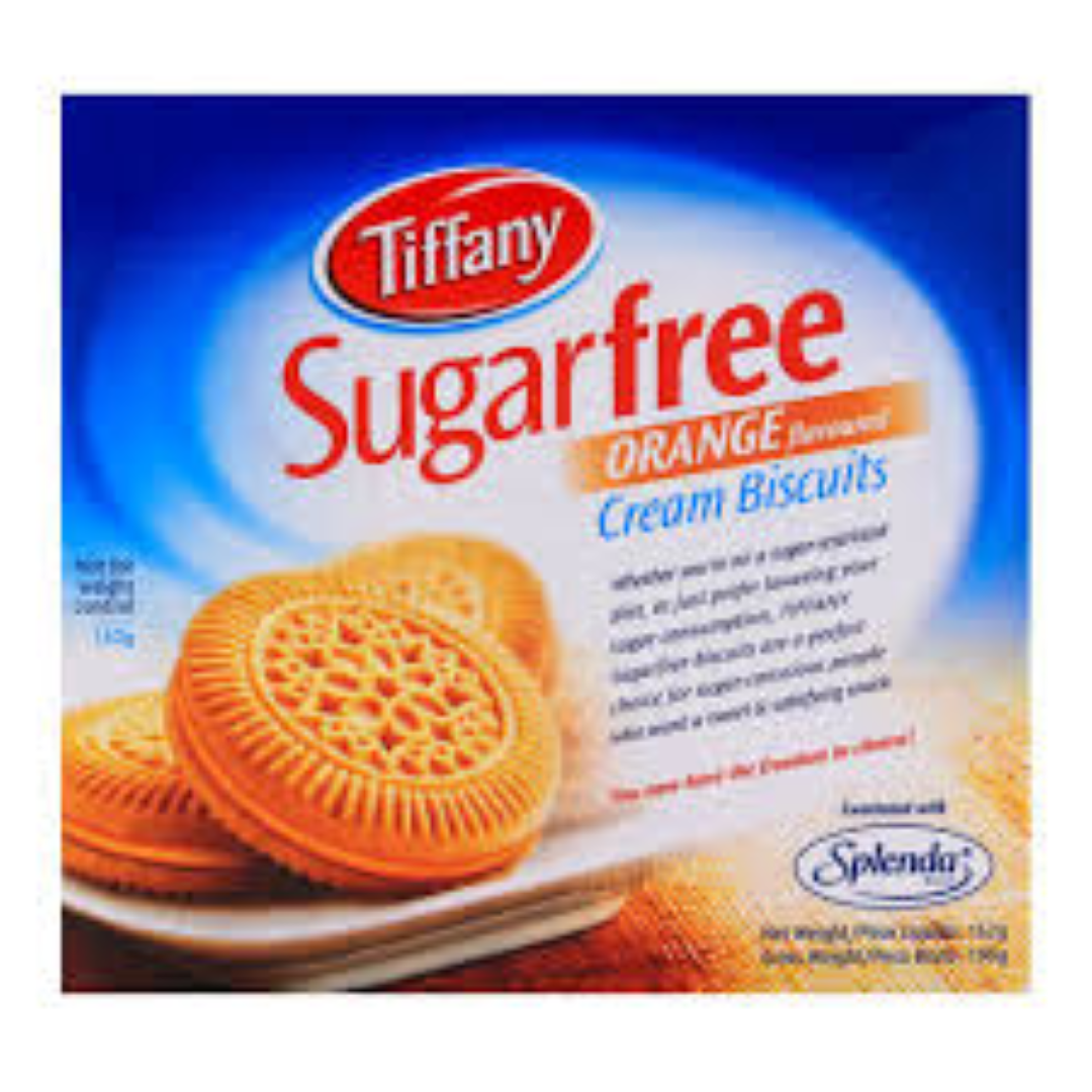 TIFFANY SUGAR FREE CREAMS ORANGE 162G